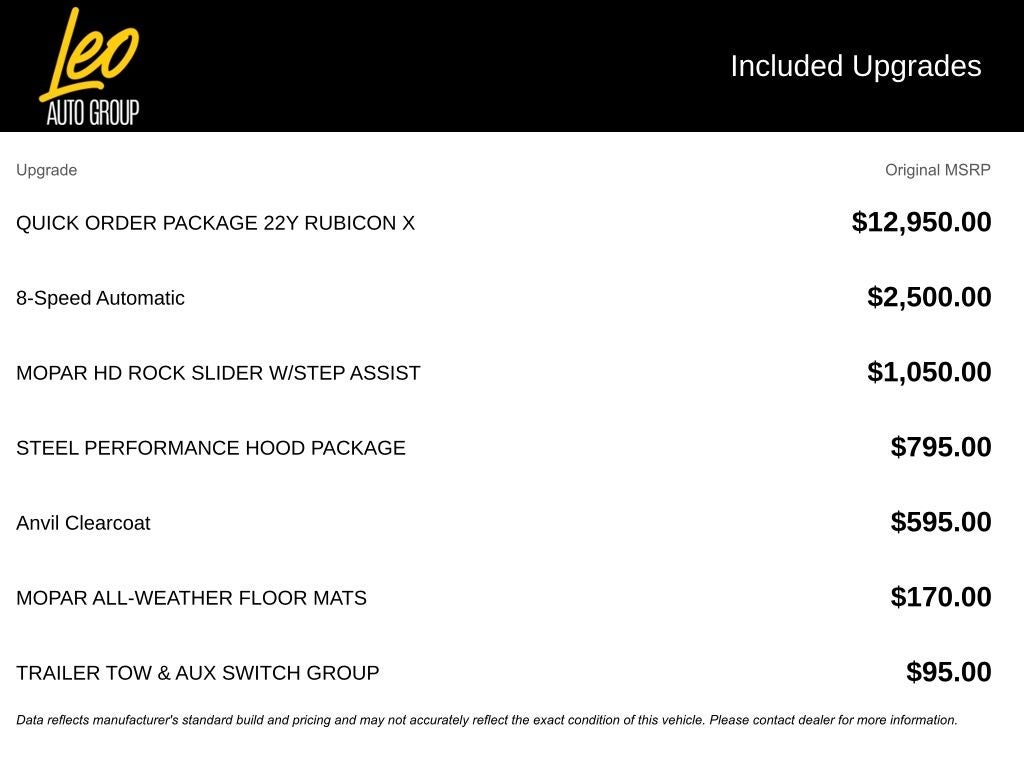 2026 Jeep Wrangler Rubicon X