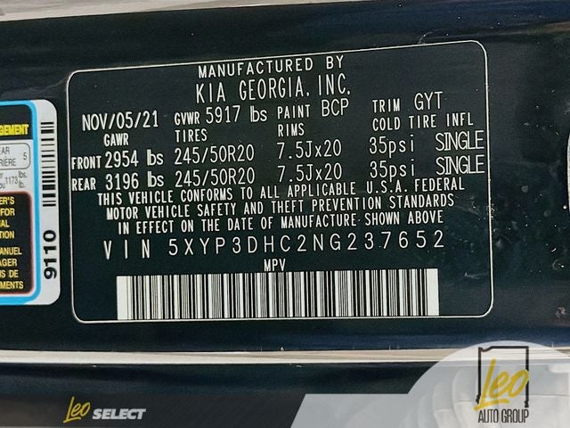 2022 Kia Telluride EX