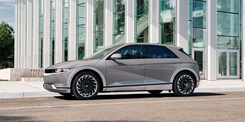 Hyundai Ioniq Vehicle Parked Near A Building