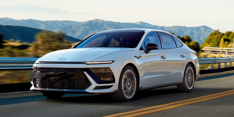 2025 Hyundai Sonata Vehicle Moving On A Road