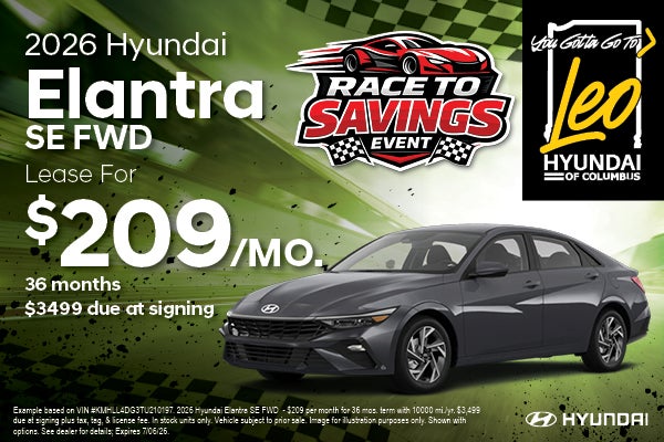 2026 Hyundai Elantra SE FWD